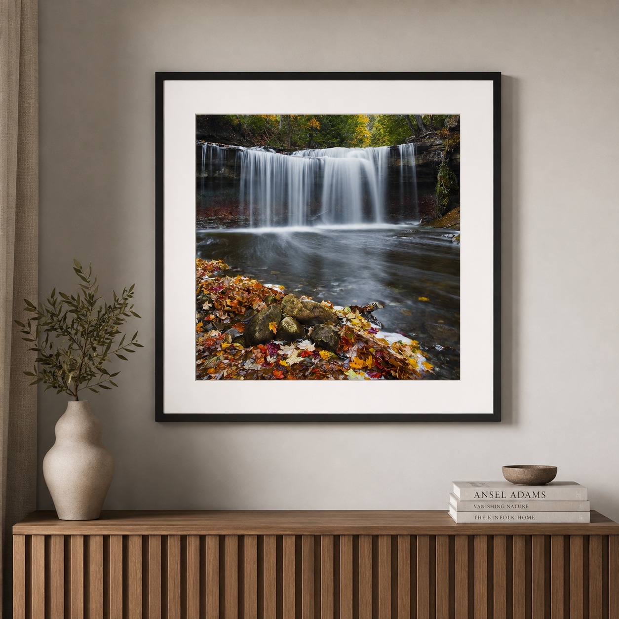 Water Falls I Room Setting Mockup